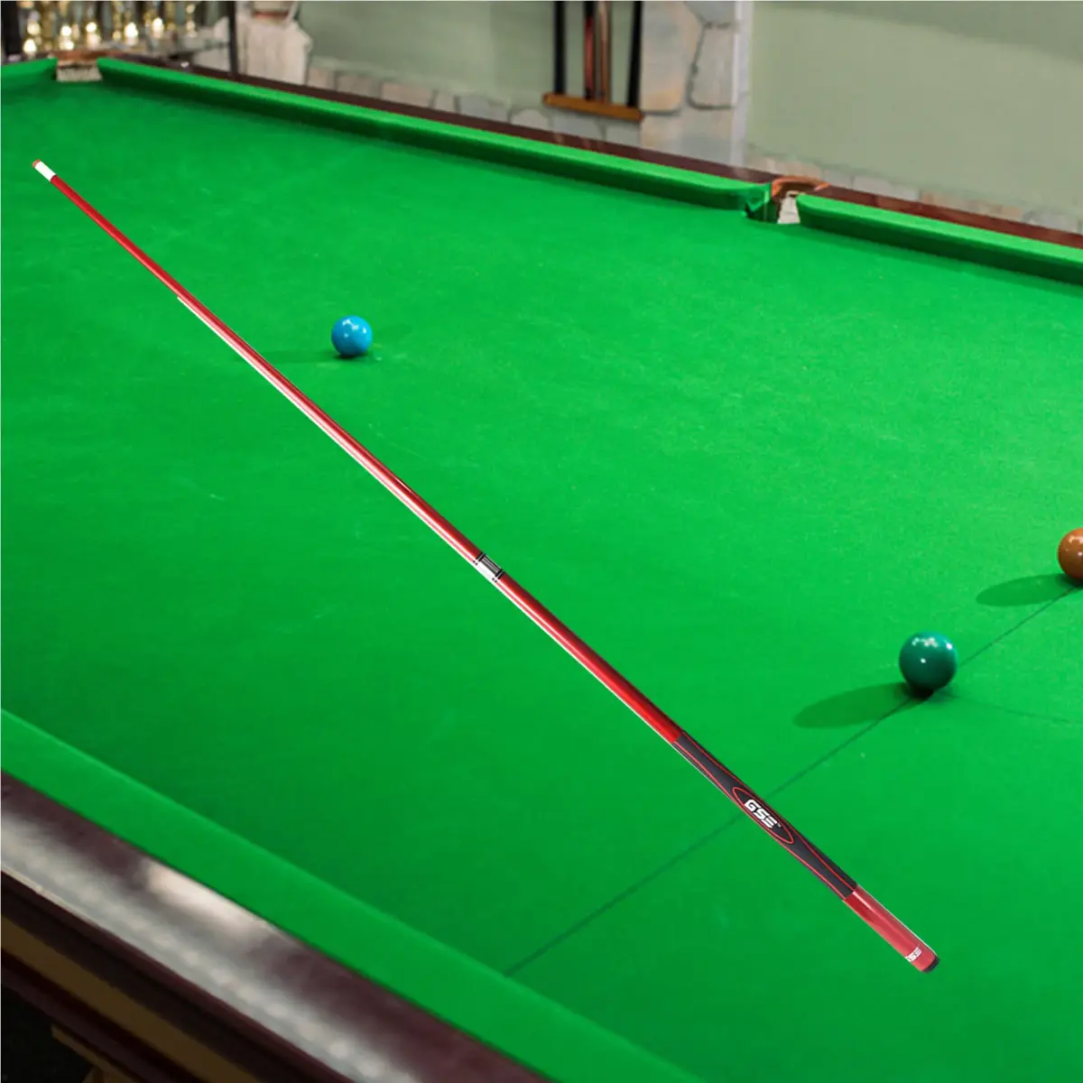 GSE Games & Sports Expert Red 18oz 2-Piece Fiberglass Graphite Composite Pool Cue Stick | 156 cm (58") Length - view 9