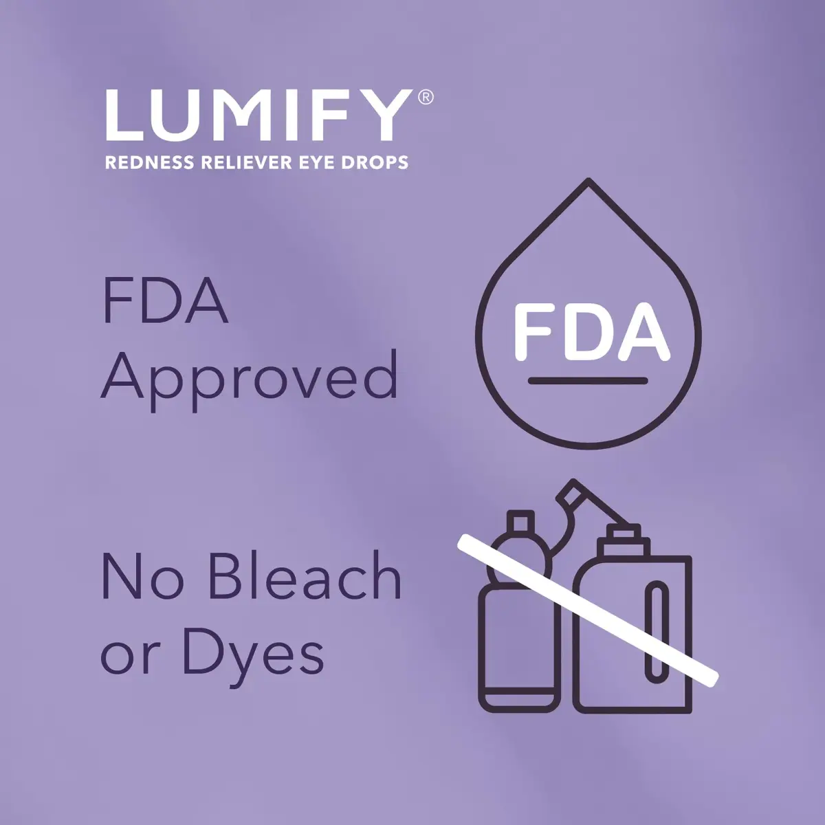 LUMIFY Redness Relief Eye Drops 7.5ml (0.25 Fl Oz) | FDA Approved for Whiter, Brighter Eyes - view 6