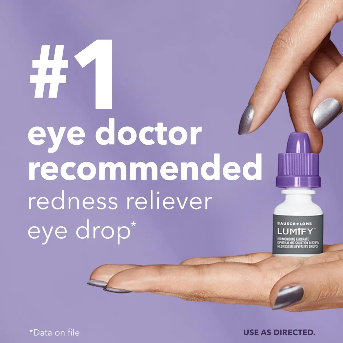 LUMIFY Redness Relief Eye Drops 7.5ml (0.25 Fl Oz) | FDA Approved for Whiter, Brighter Eyes - view 3