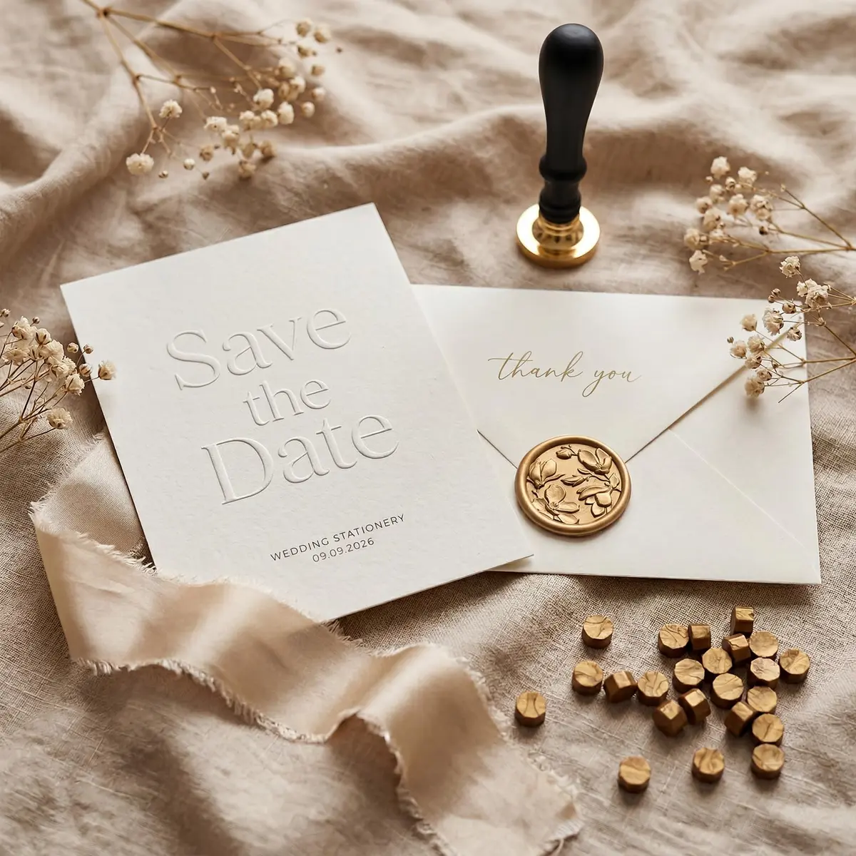 UNIQOOO Metallic Antique Gold Sealing Wax Beads 540 Pcs | Bulk Value Pack for Crafts & Invitations - view 2