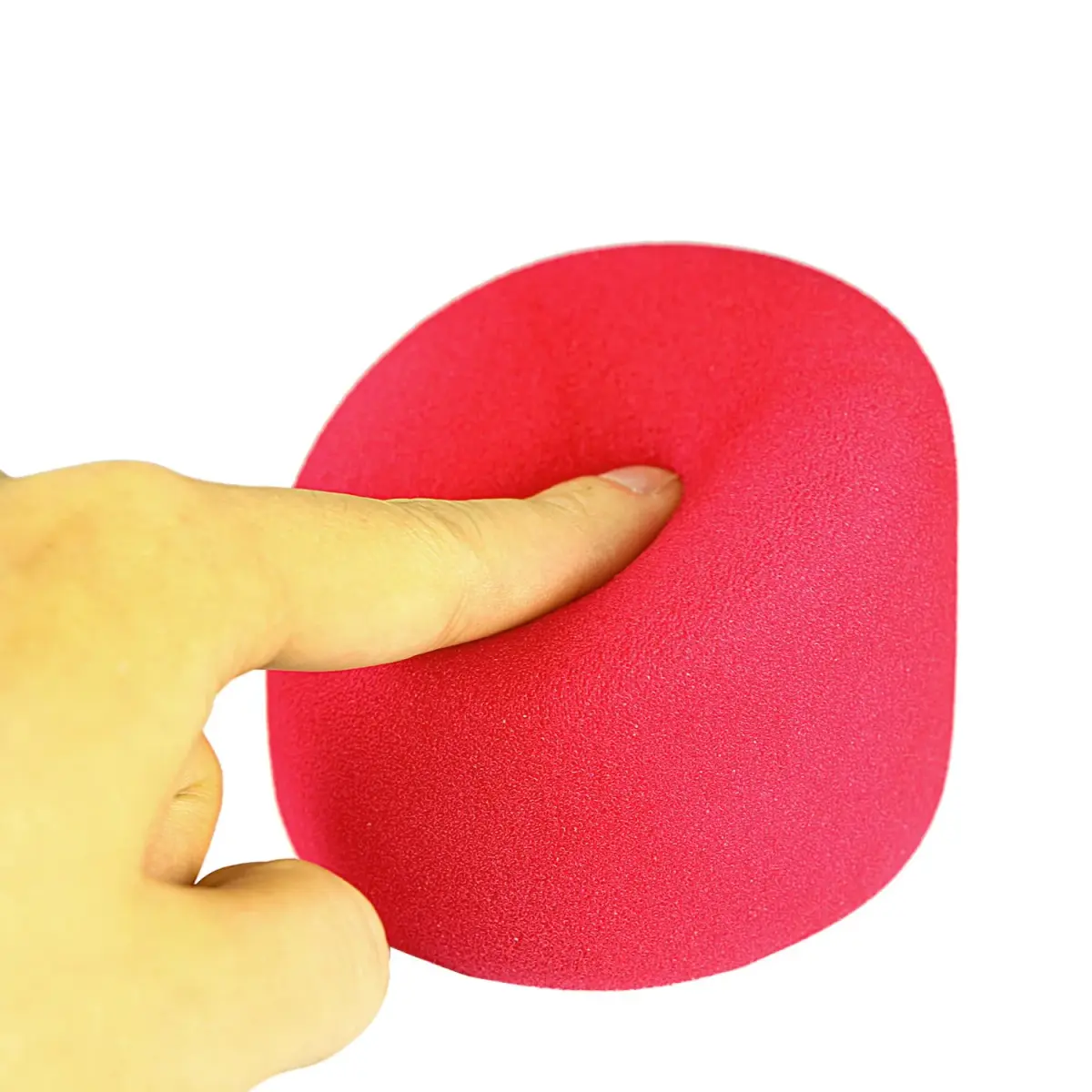 YOUSHARES Foam Microphone Windscreen for Blue Yeti, Yeti Pro, MXL, Audio Technica - Red (7.8cm / 3.1in) - view 6