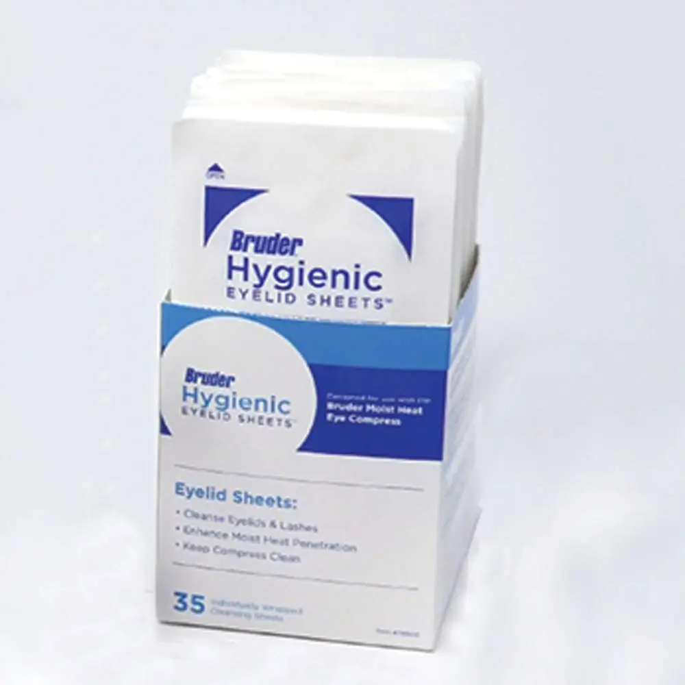 Bruder Hygienic Eyelid Micro Fine Sheets 35 Count | Disposable, Hypoallergenic, Cleansing for Dry Eyes - view 6