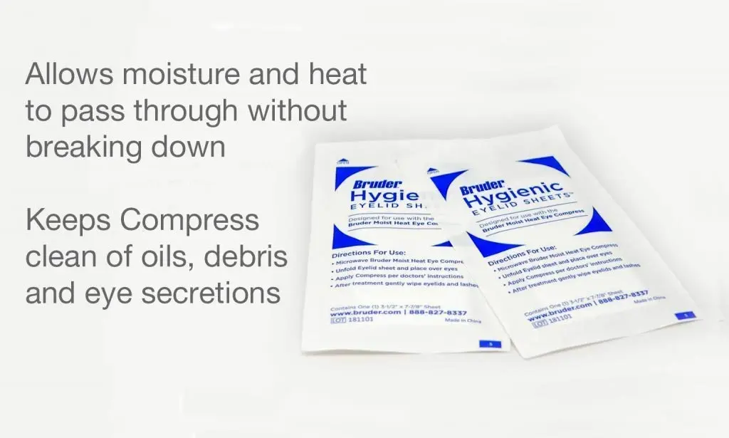 Bruder Hygienic Eyelid Micro Fine Sheets 35 Count | Disposable, Hypoallergenic, Cleansing for Dry Eyes - view 5