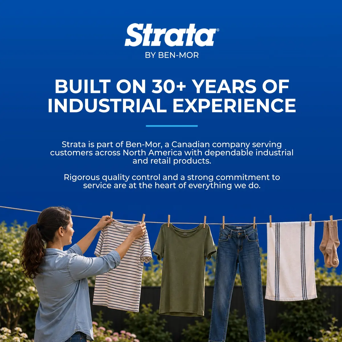 Strata Heavy-Duty Clothesline Kit, 150 ft Steel Cable, Aged Bronze | Rustproof Galvanized Steel for Outdoor Use - view 8
