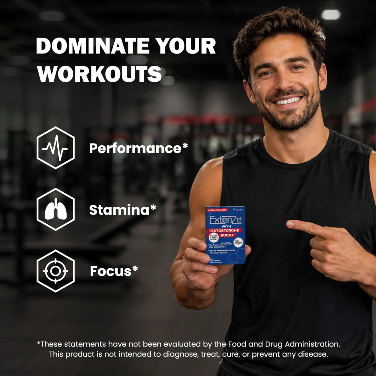 ExtenZe Testosterone Boost Tablets 30 Count | Supports Energy & Vitality - view 5
