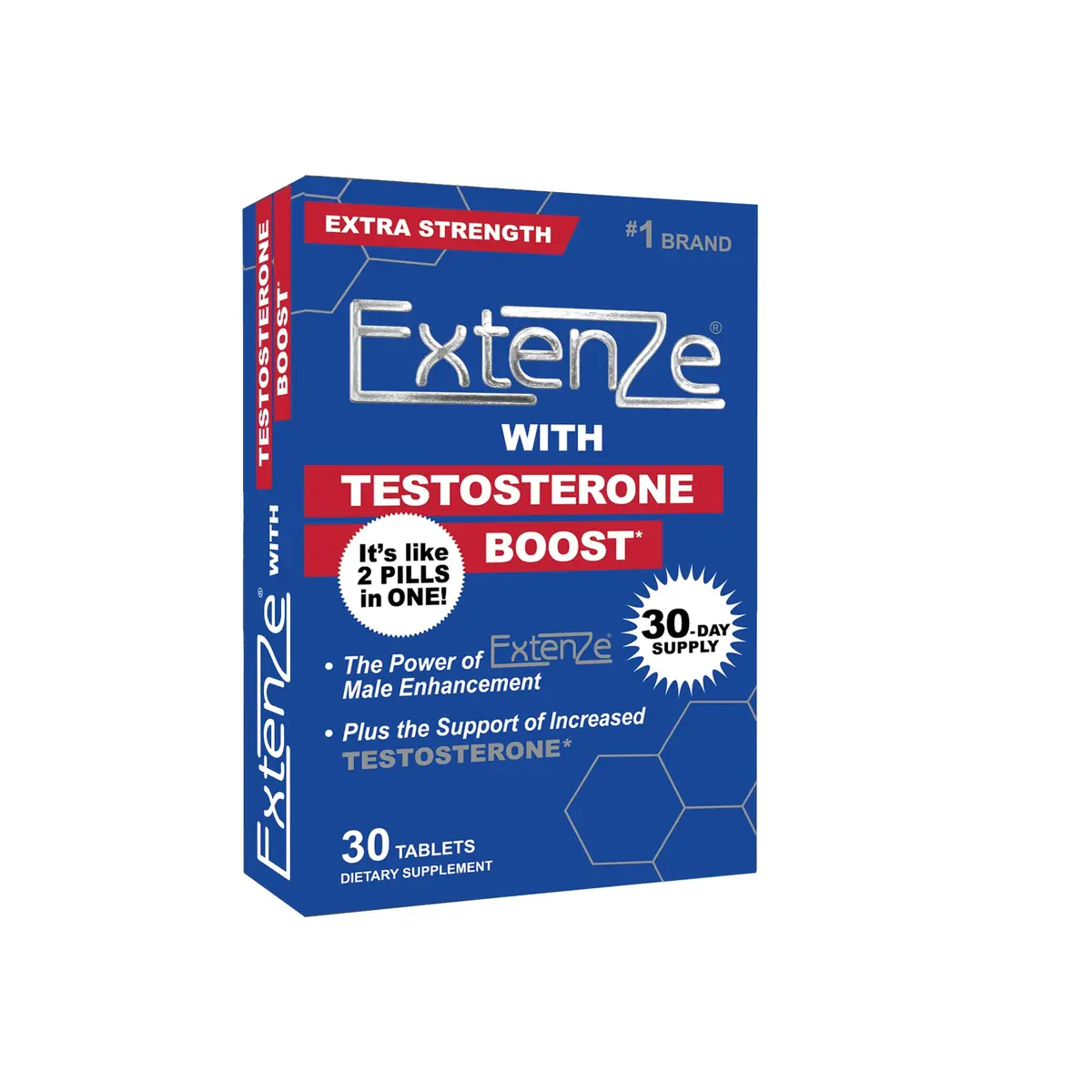 ExtenZe Testosterone Boost Tablets 30 Count | Supports Energy & Vitality - view 2