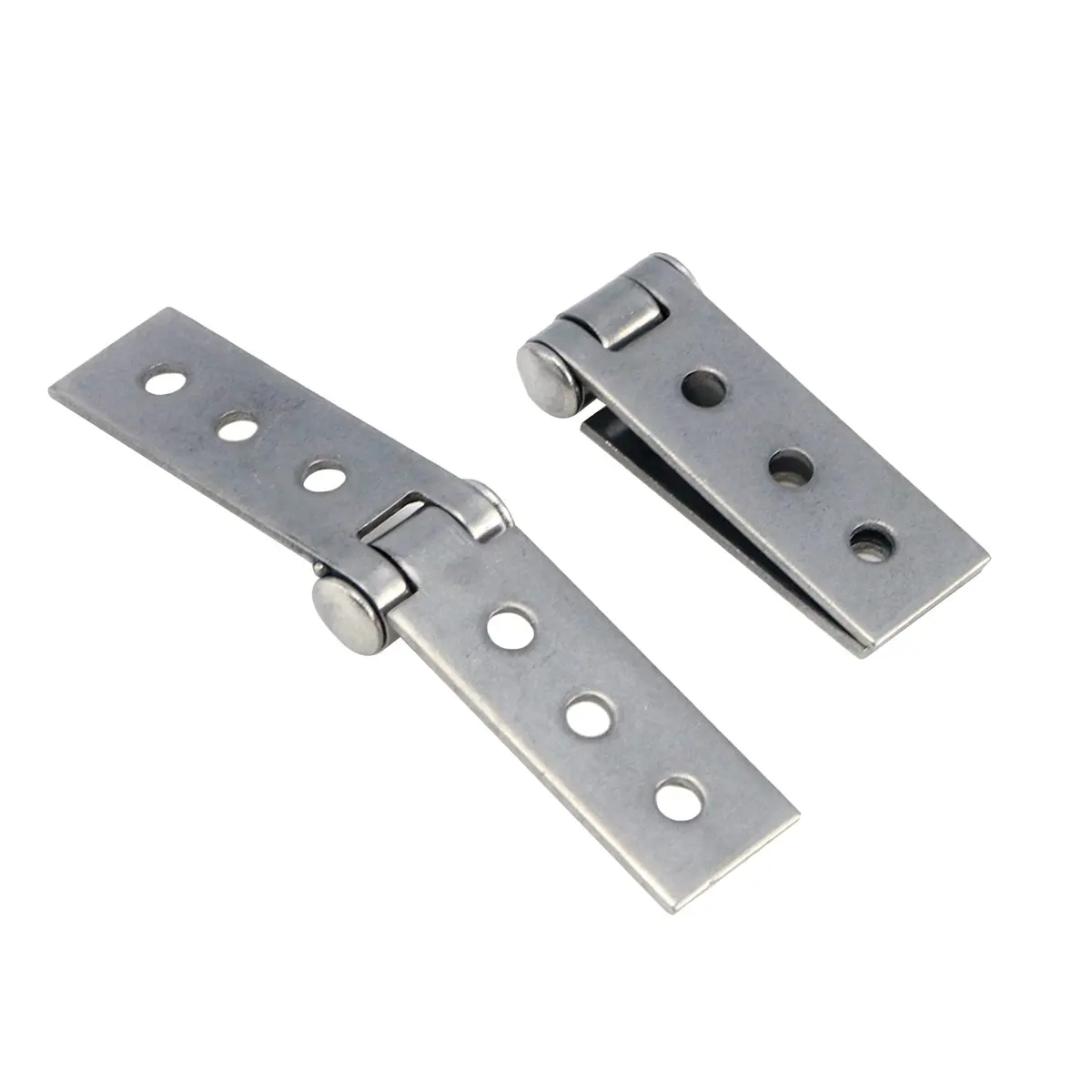 S SYDIEN Silver Folding Butt Hinges 2Pcs 84mm (3.31'') | Heavy Duty Stainless Steel Door Hinges for Cabinets & Windows - view 7