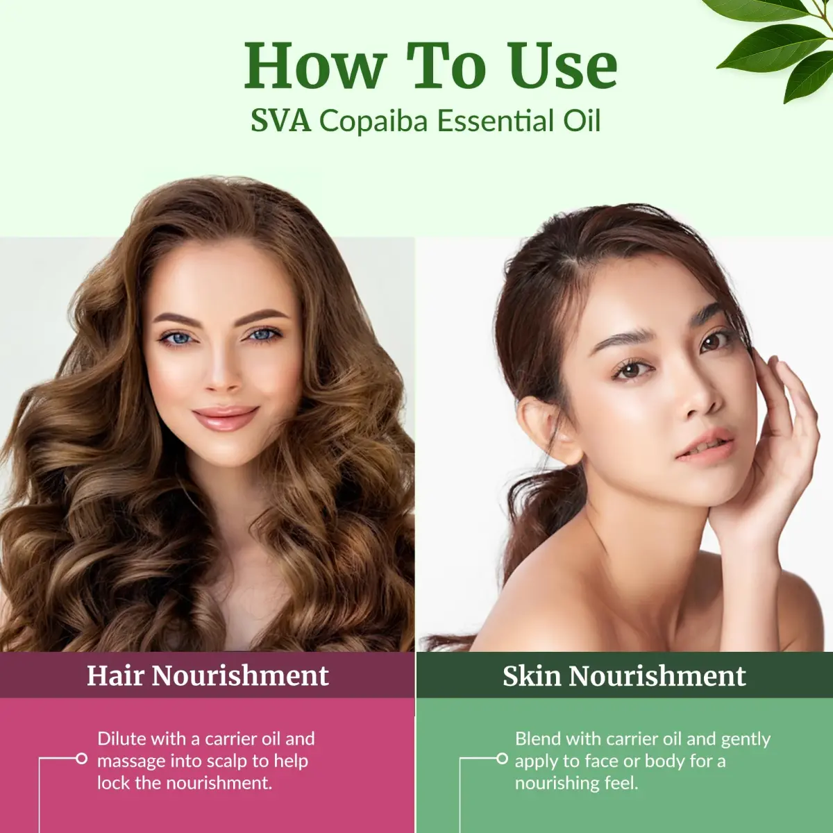 SVA ORGANICS Copaiba Essential Oil 118 ml (4 Fl Oz) | Steam Distilled, Natural Aroma for Diffuser, Skin & Hair Care - view 5
