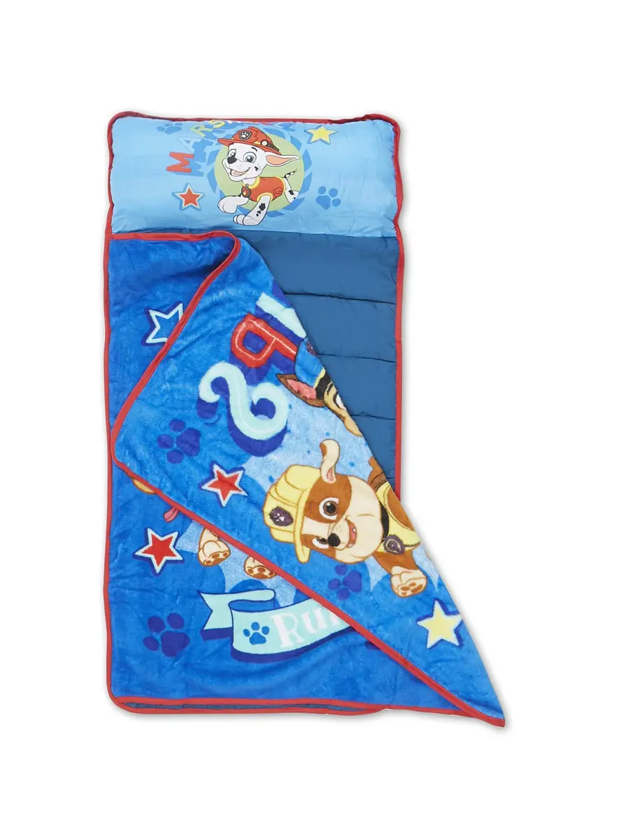 Paw Patrol We're a Team Nap-Mat Set – Quilted Nap Mat with Built-in Pillow & Plush Blanket for Kids 3+ - view 3