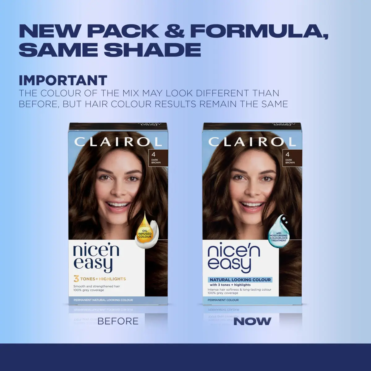 Clairol Nice'n Easy 5N Medium Neutral Brown Permanent Hair Dye 3-Pack | 100% Gray Coverage - view 2