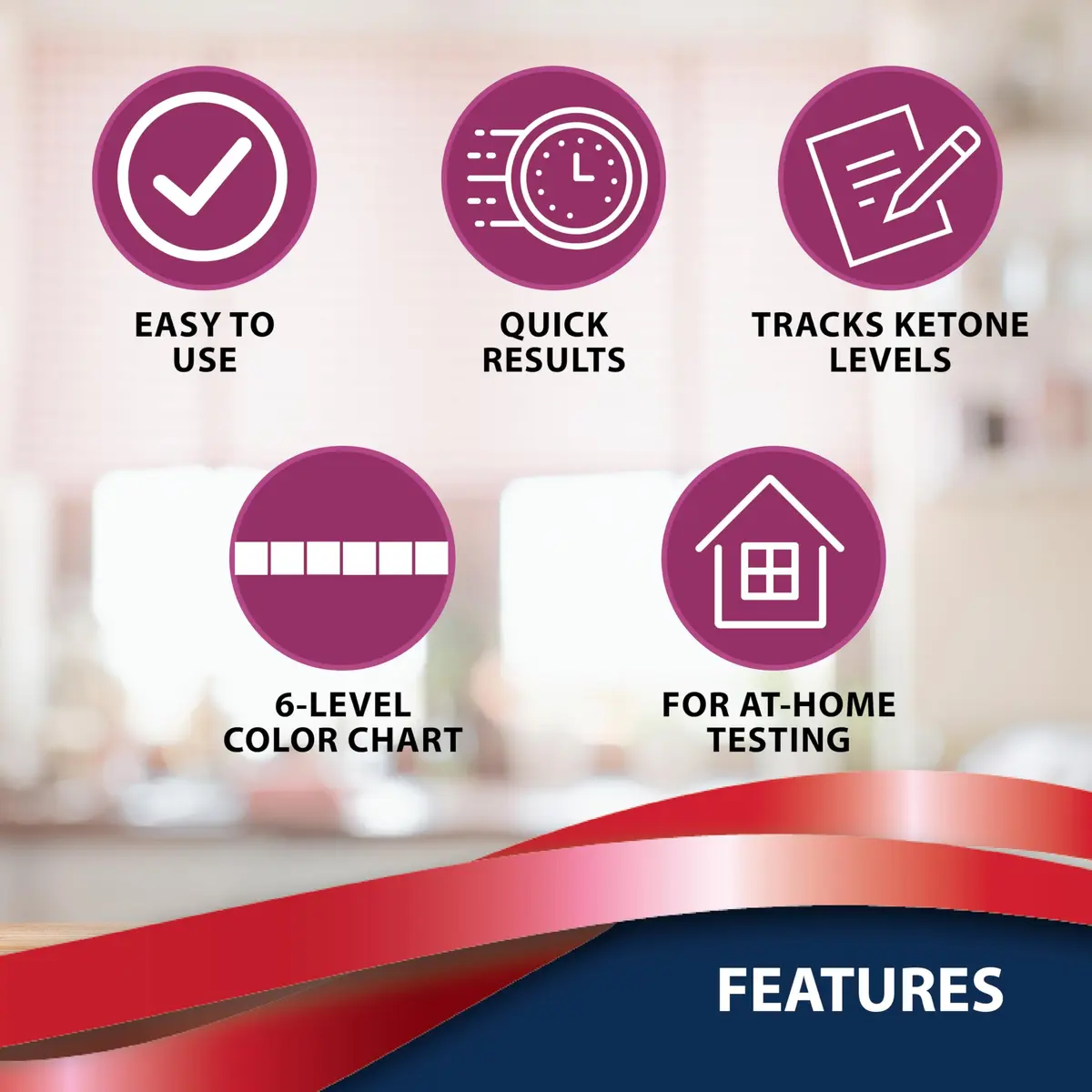TRUEplus Ketone Test Strips 100 Count | Easy Urinalysis for Ketosis Monitoring - view 5