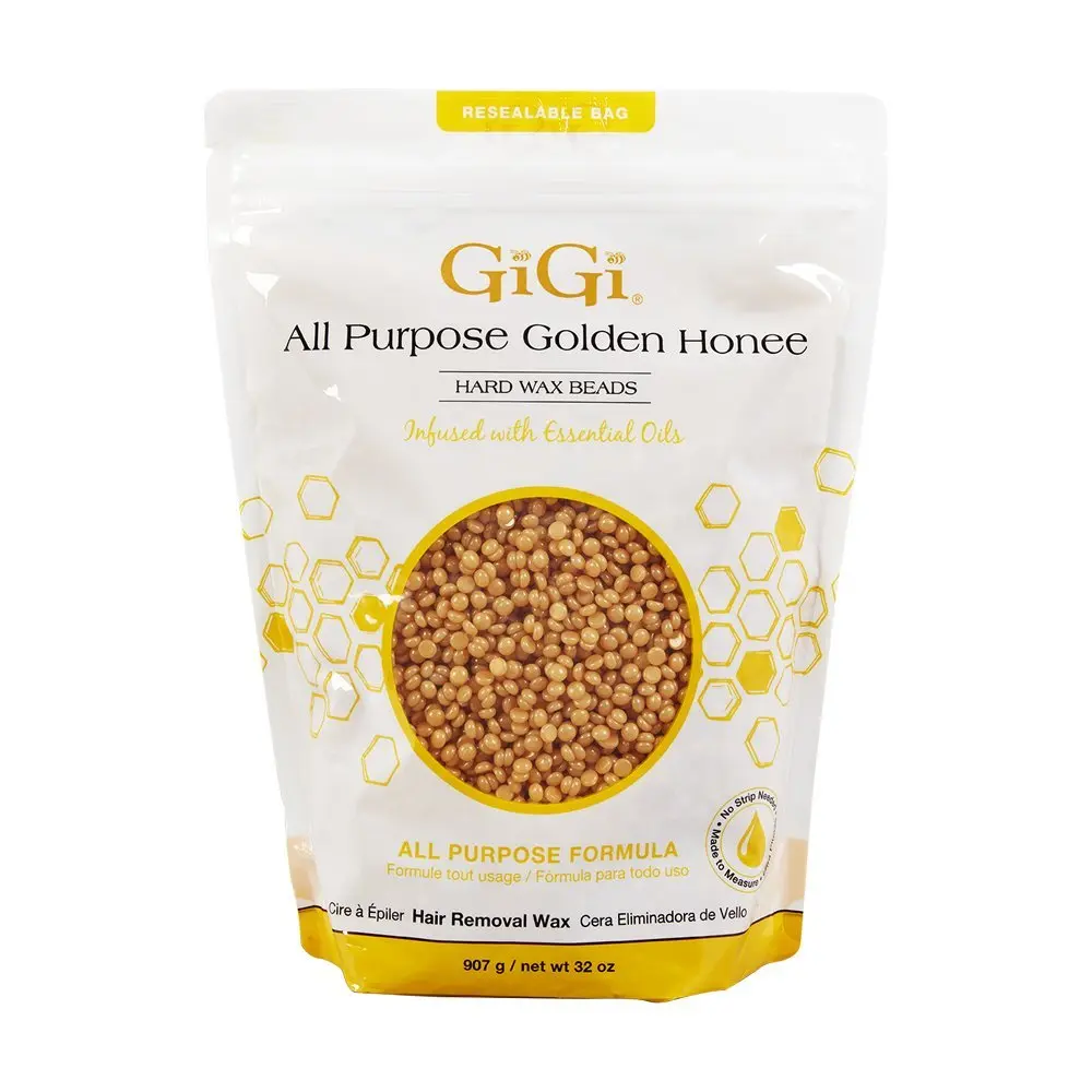 GiGi All Purpose Golden Honee Hard Wax Beads for Hair Removal 907g (32 oz) | Stripless, All Skin & Hair Types - main product image