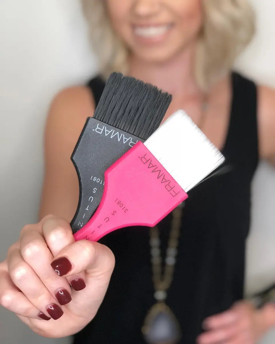 Framar Power Painter Hair Dye Brush Set | Balayage, Hair Painting & Color Application Tools (2-Pack) - view 4