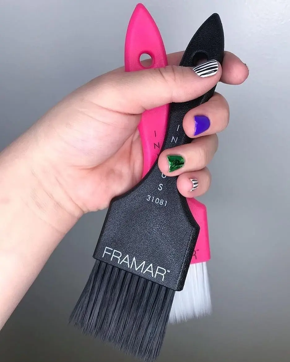 Framar Power Painter Hair Dye Brush Set | Balayage, Hair Painting & Color Application Tools (2-Pack) - view 5