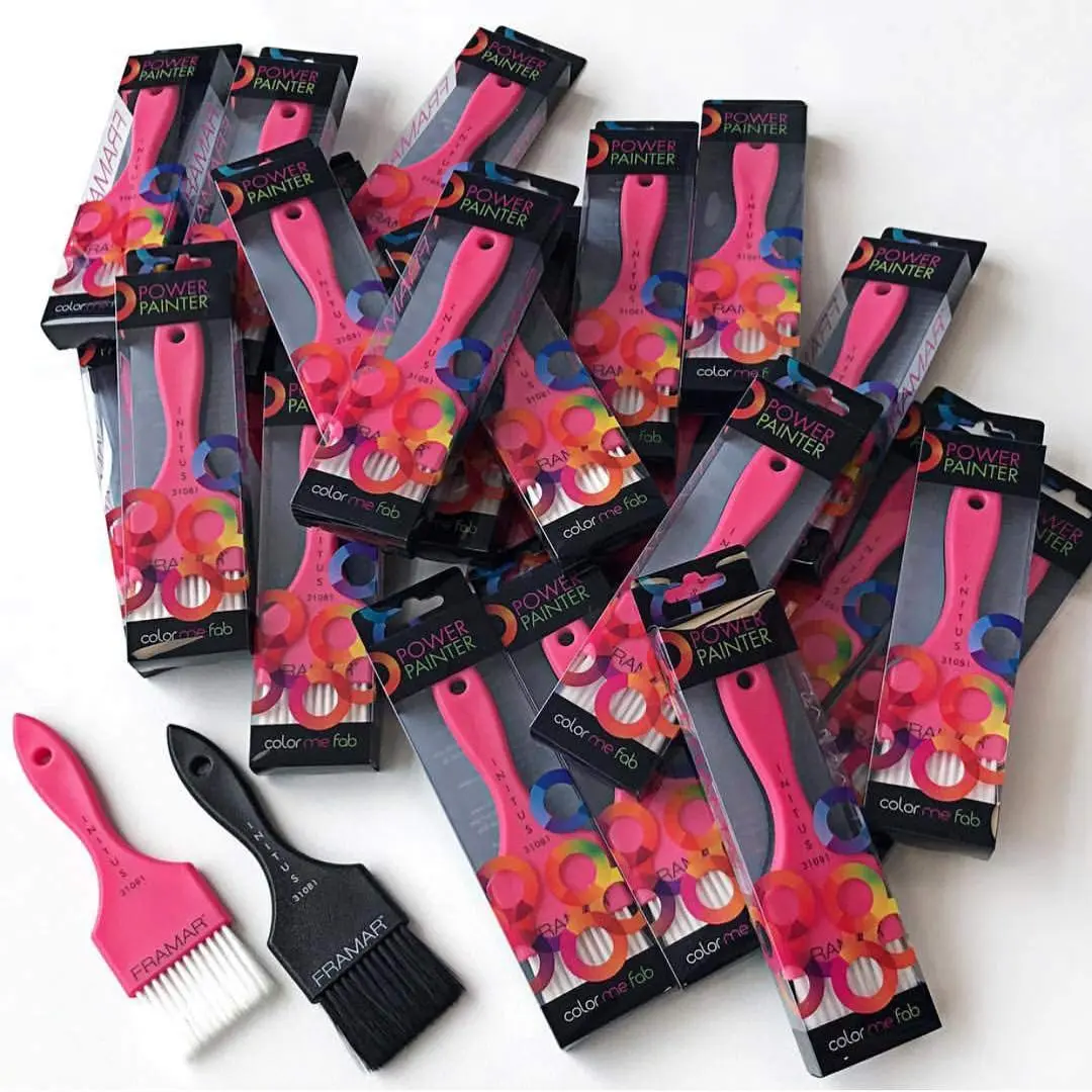 Framar Power Painter Hair Dye Brush Set | Balayage, Hair Painting & Color Application Tools (2-Pack) - view 8