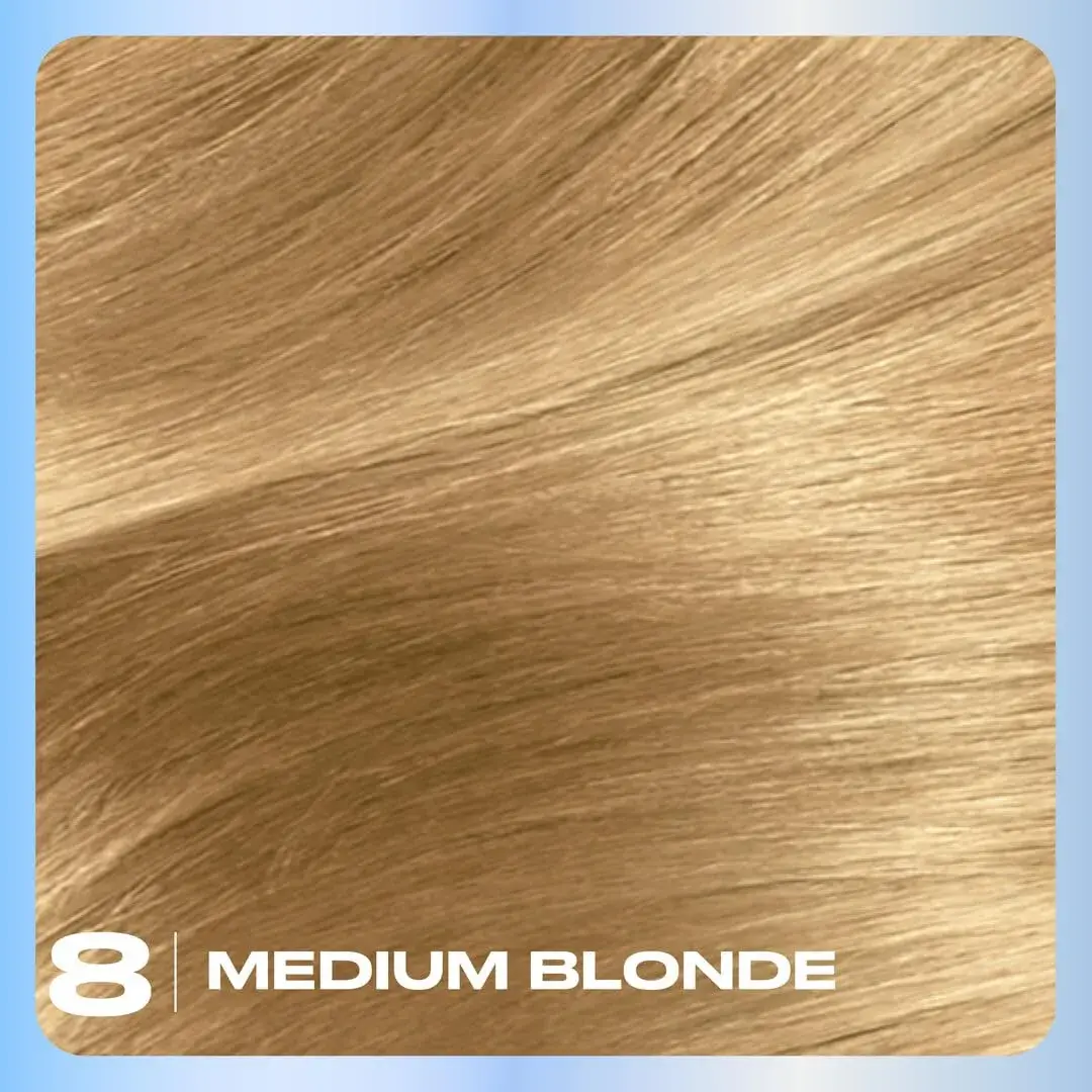 Clairol Nice'n Easy Permanent Hair Dye, 8 Medium Blonde (Pack of 3) | Natural Looking Color with 100% Gray Coverage - view 3