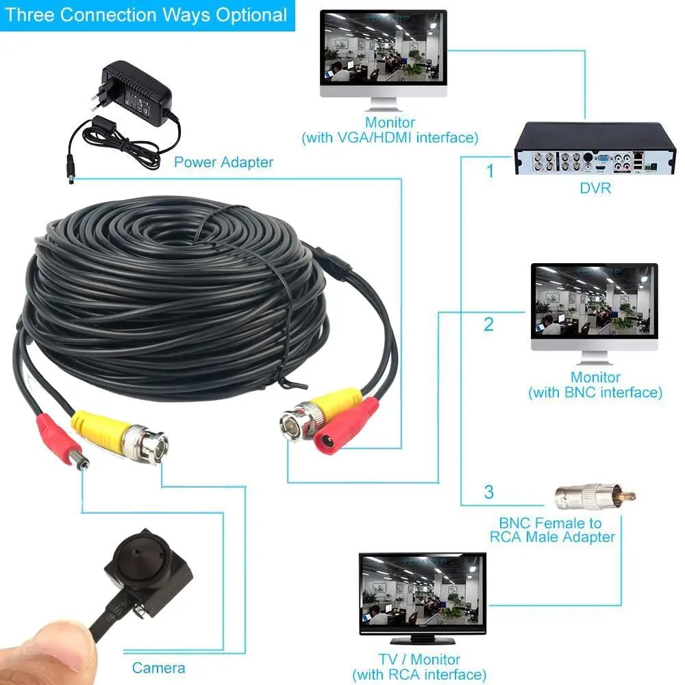 Vanxse CCTV HD Mini Spy Pinhole Security Camera 1000TVL Indoor/Outdoor (VS-TN007) | 720p Resolution - view 7