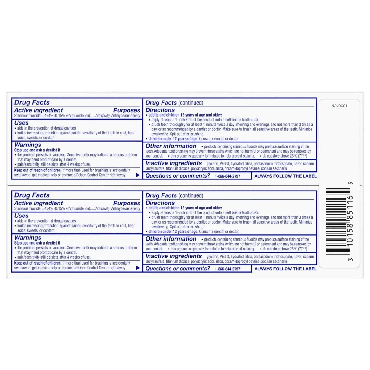 Sensodyne Repair and Protect Whitening Toothpaste 6.8 oz (201 ml) | Clinically Proven Sensitivity Relief - view 8
