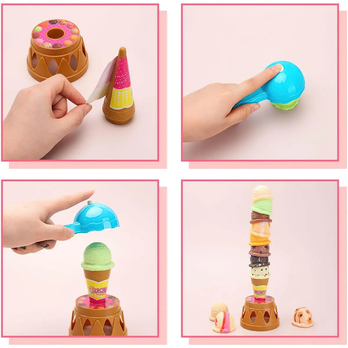 BigOtters Ice Cream Game, Sweet Treats Tower | Pretend Play Food for Kids - view 5