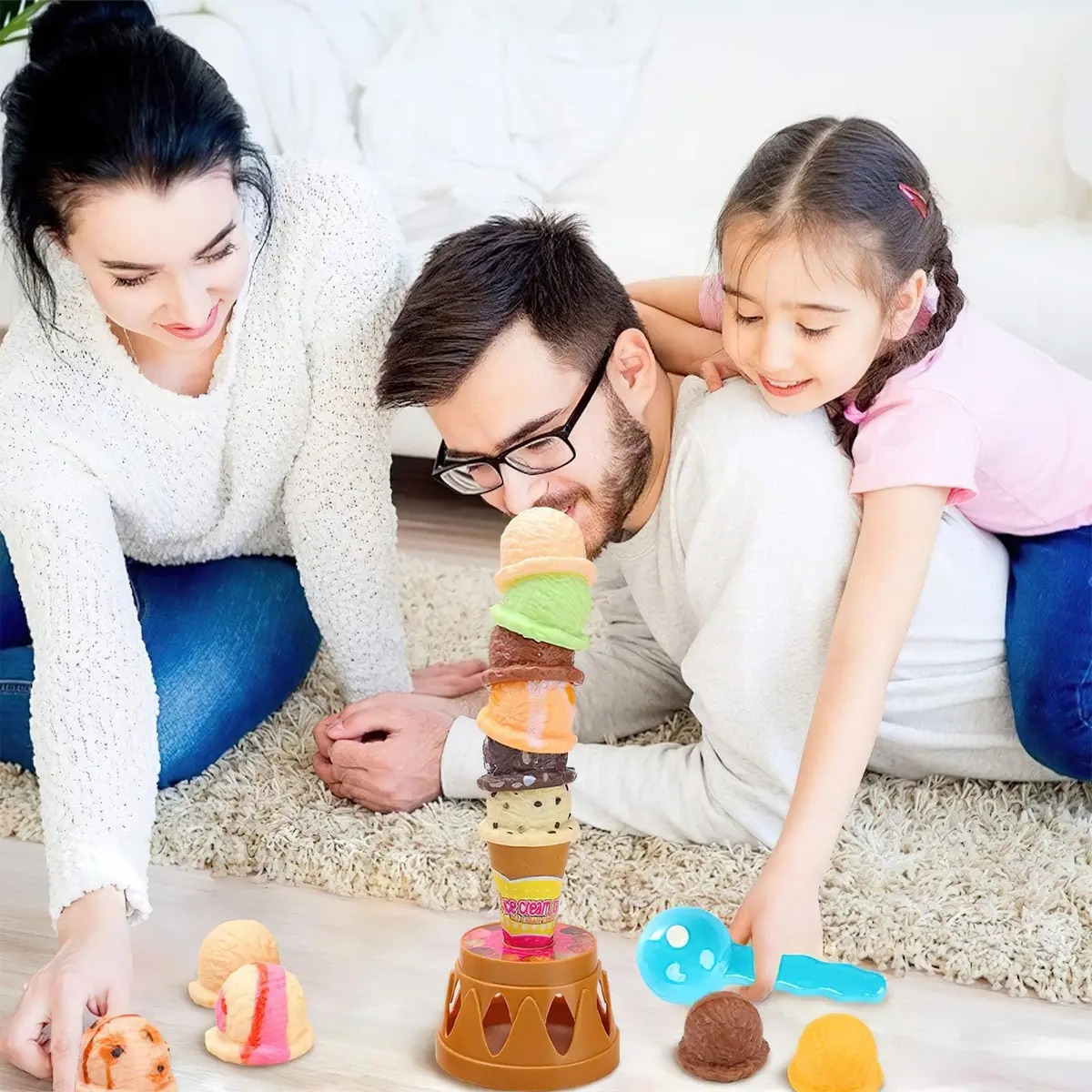 BigOtters Ice Cream Game, Sweet Treats Tower | Pretend Play Food for Kids - view 2