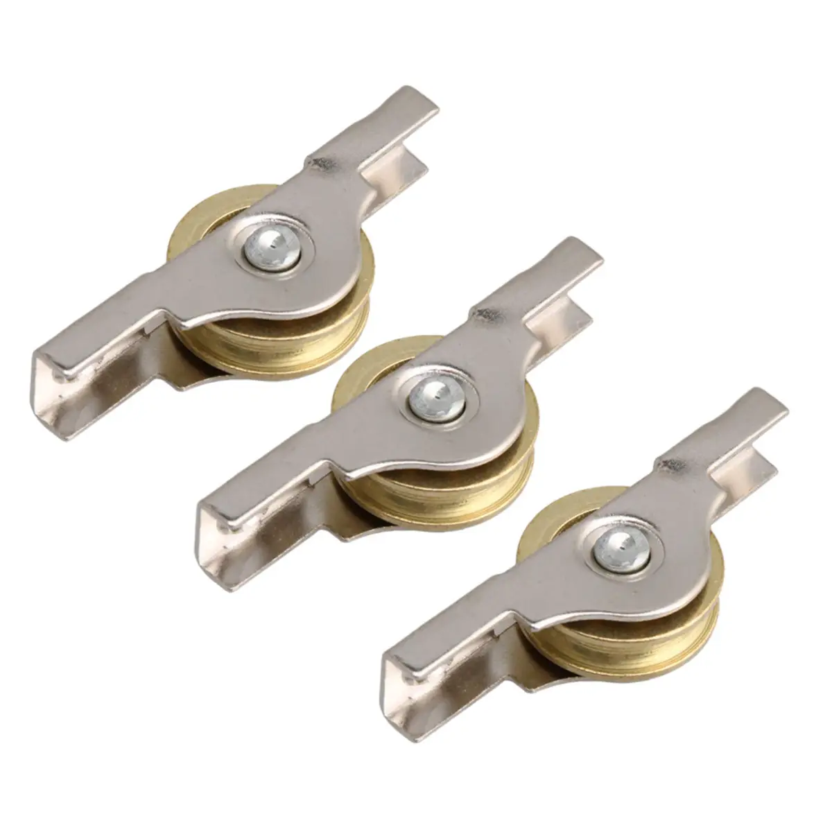 RDEXP Sliding Roller Wheel Set of 20 | 20mm Diameter Slotted Wheel for Wardrobes, Cabinets, Bookcases, Doors, Windows - view 2