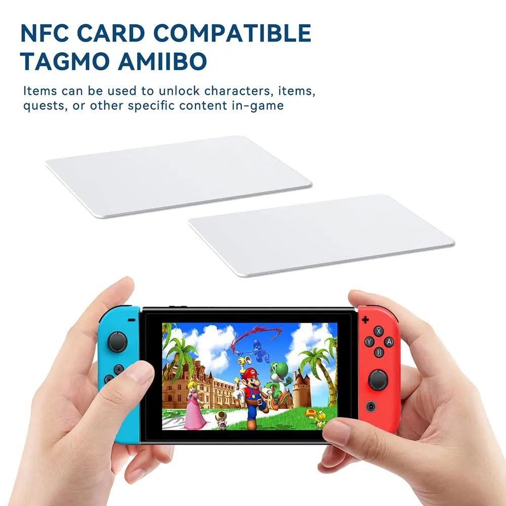 Timeskey NFC Inkjet NFC Cards 20pcs | NTAG215 Chip, Printable, Glossy Finish, PVC, Rectangular (85×54mm) - view 5