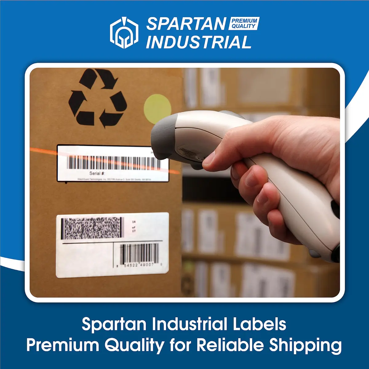 Spartan Industrial Replacement for DYMO 30857 2 1/4" x 4" | All-Purpose Thermal Labels for Office & Events - view 5