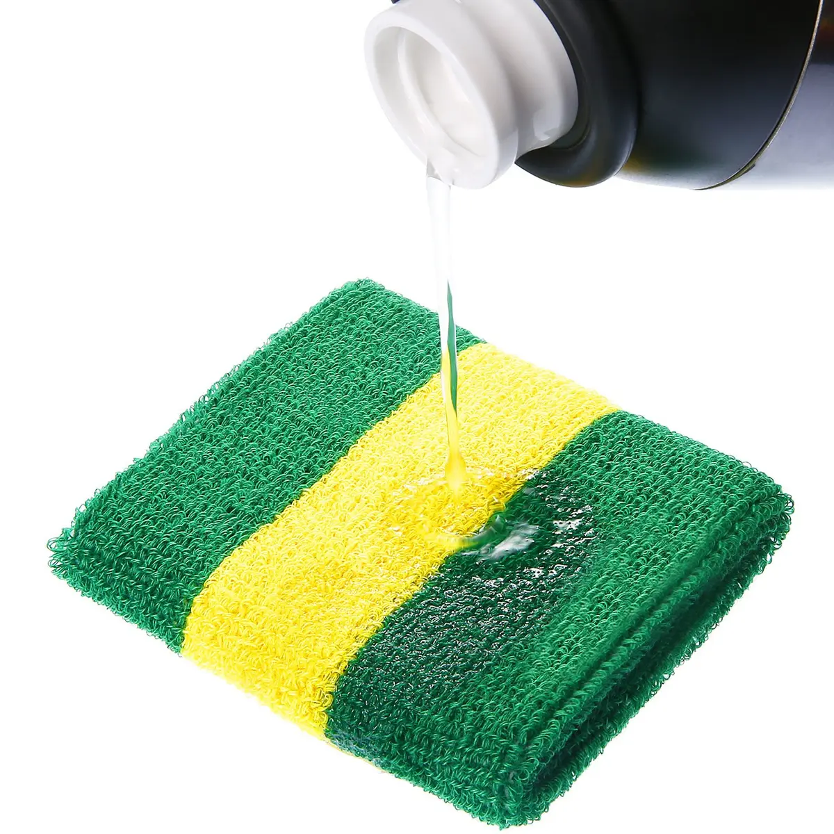 Willbond 3 Pcs Striped Sweatbands Set for Men | Breathable Moisture Wicking Athletic Cotton Sports Sweat Bands - view 4