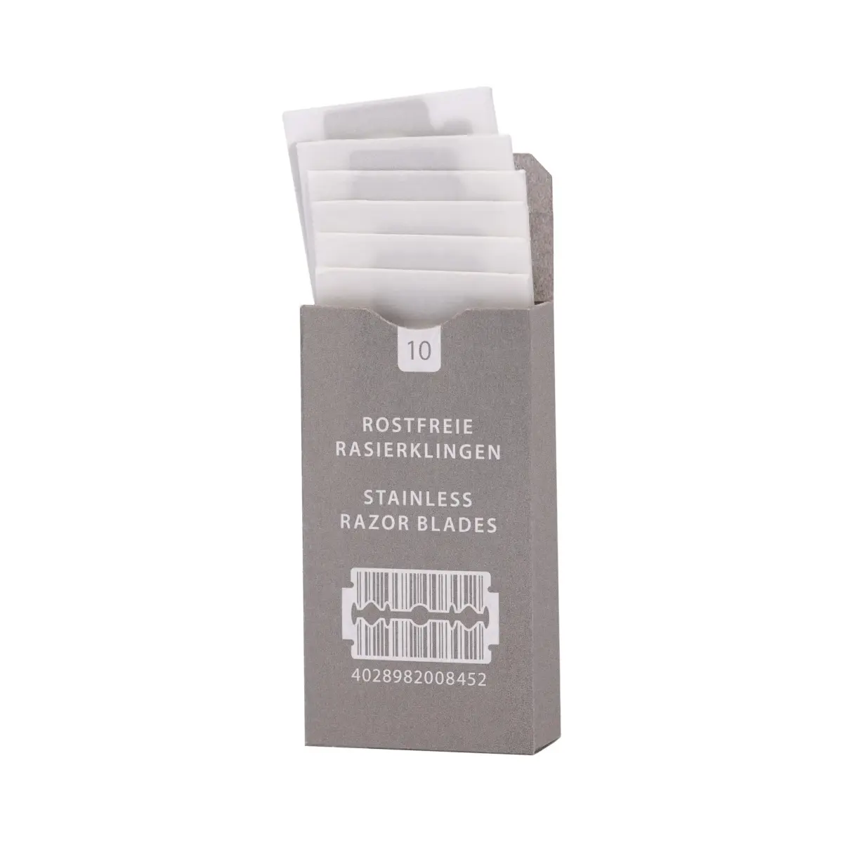 MÜHLE 20 Stainless Steel Razor Blades | Compatible with Traditional Safety Shavers - view 2