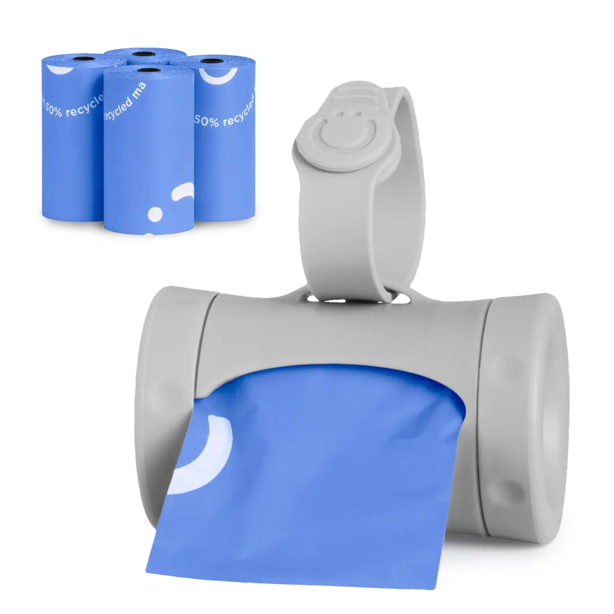 Ubbi Retractable Diaper Bag Dispenser with Lavender Scented Bags | Taupe, 1 Count (Pack of 1) - main product image