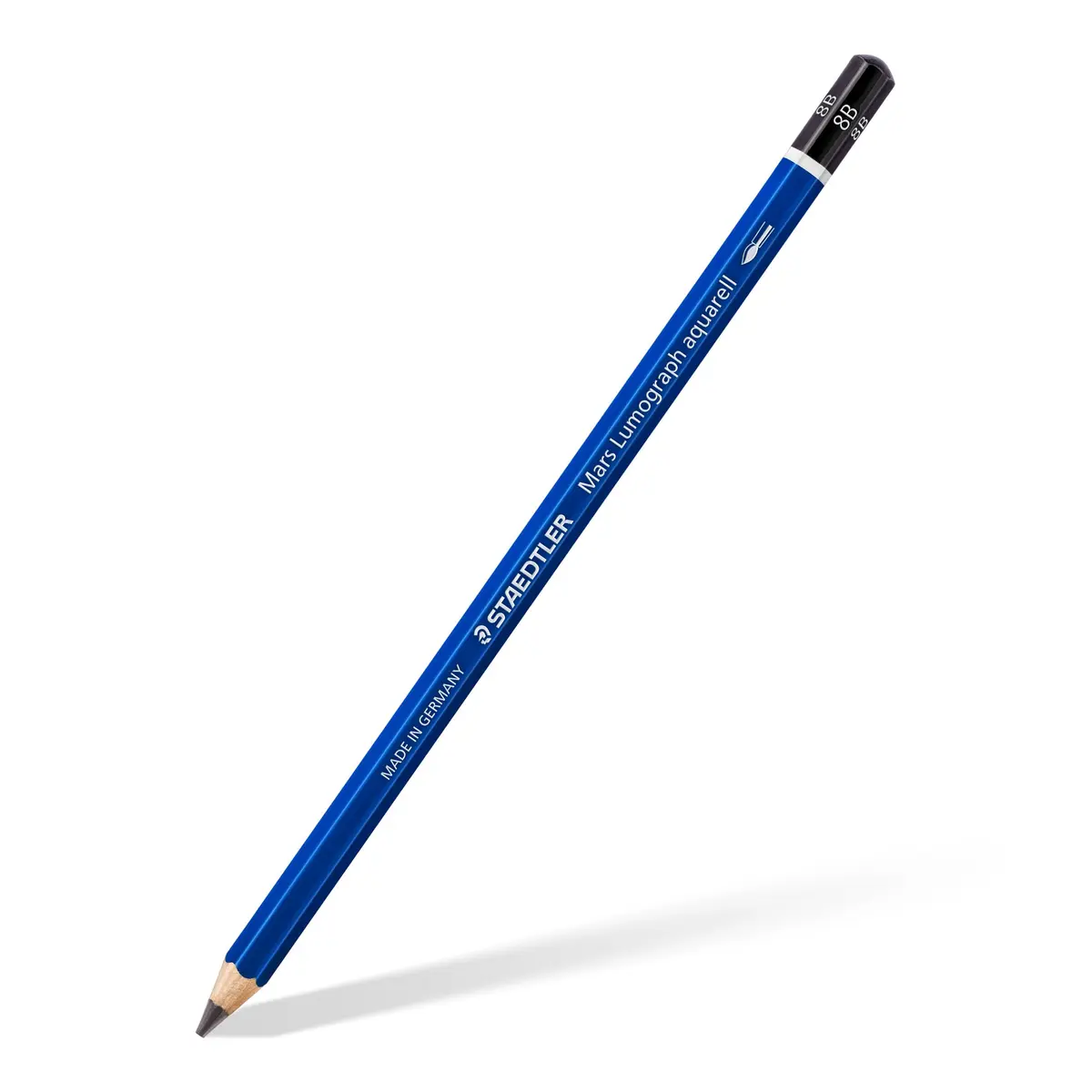 STAEDTLER Mars Lumograph Watercolor Pencils, Box of 12 8B Lead Pencils | Water-Soluble Artist Pencils for Drawing & Painting - view 2