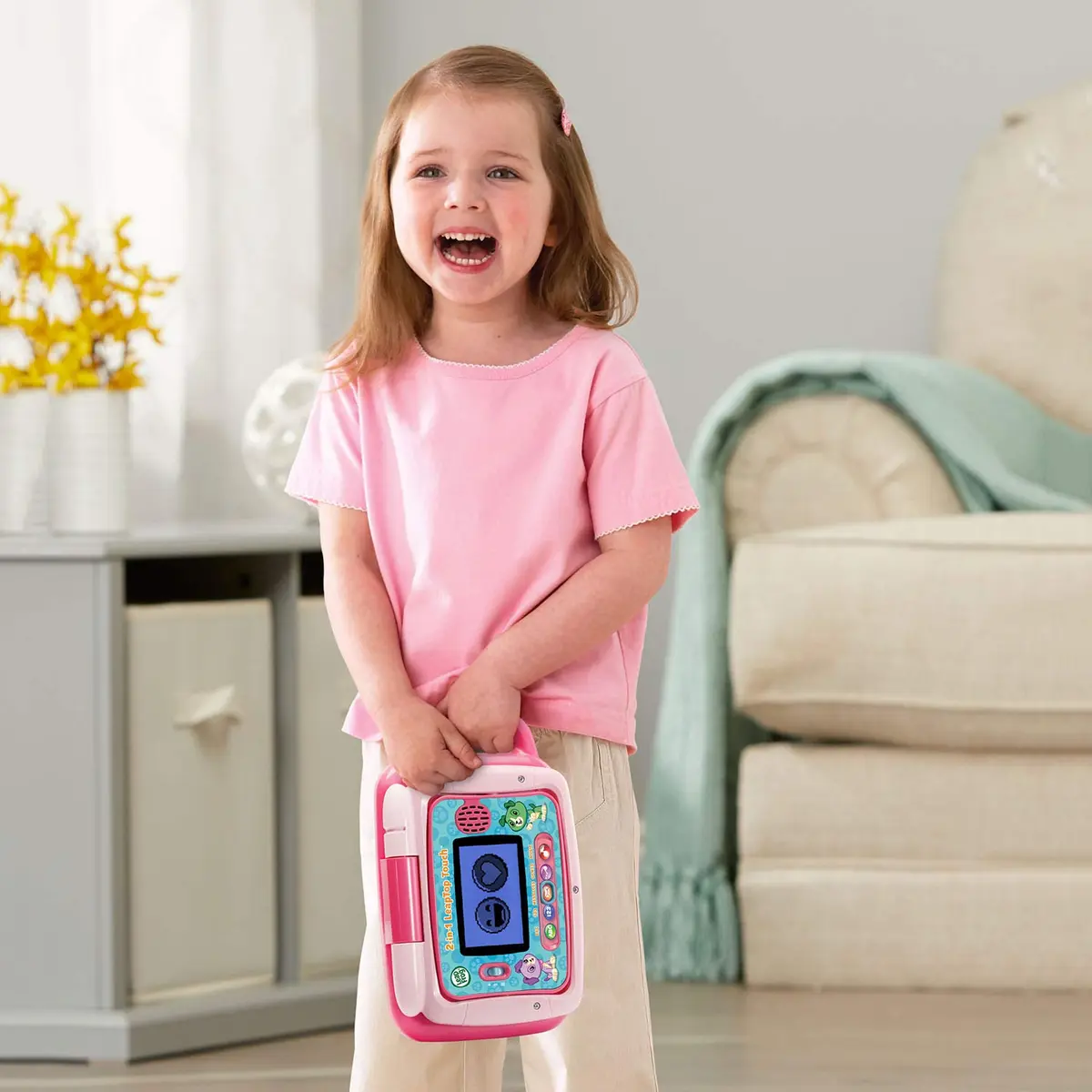 LeapFrog 2-in-1 LeapTop Touch Learning Toy, Pink | Educational Electronics for Ages 2-5 - view 6