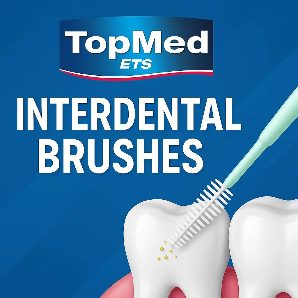TOPMED ETS Interdental Brush Picks 300 Count (1 Box) | Double-Headed Plastic Design for Plaque Removal - view 5