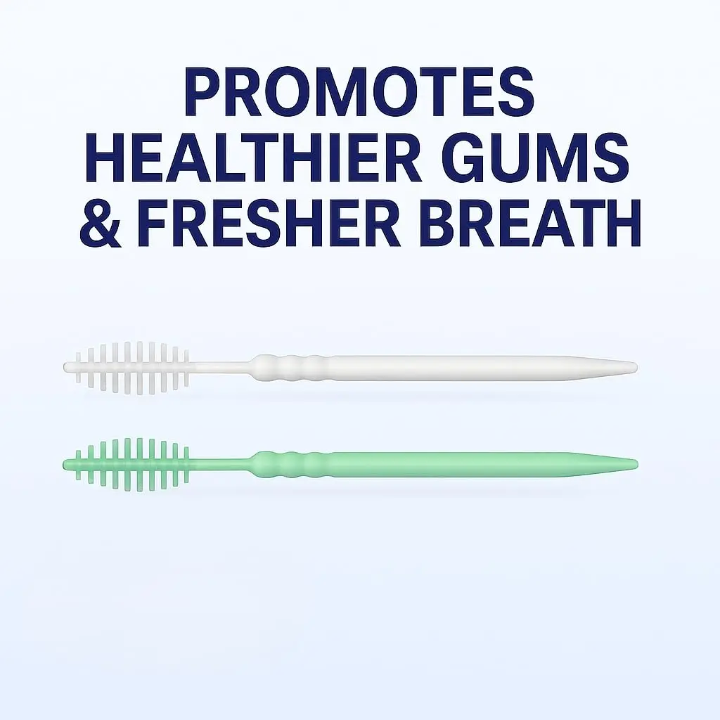TOPMED ETS Interdental Brush Picks 300 Count (1 Box) | Double-Headed Plastic Design for Plaque Removal - view 8