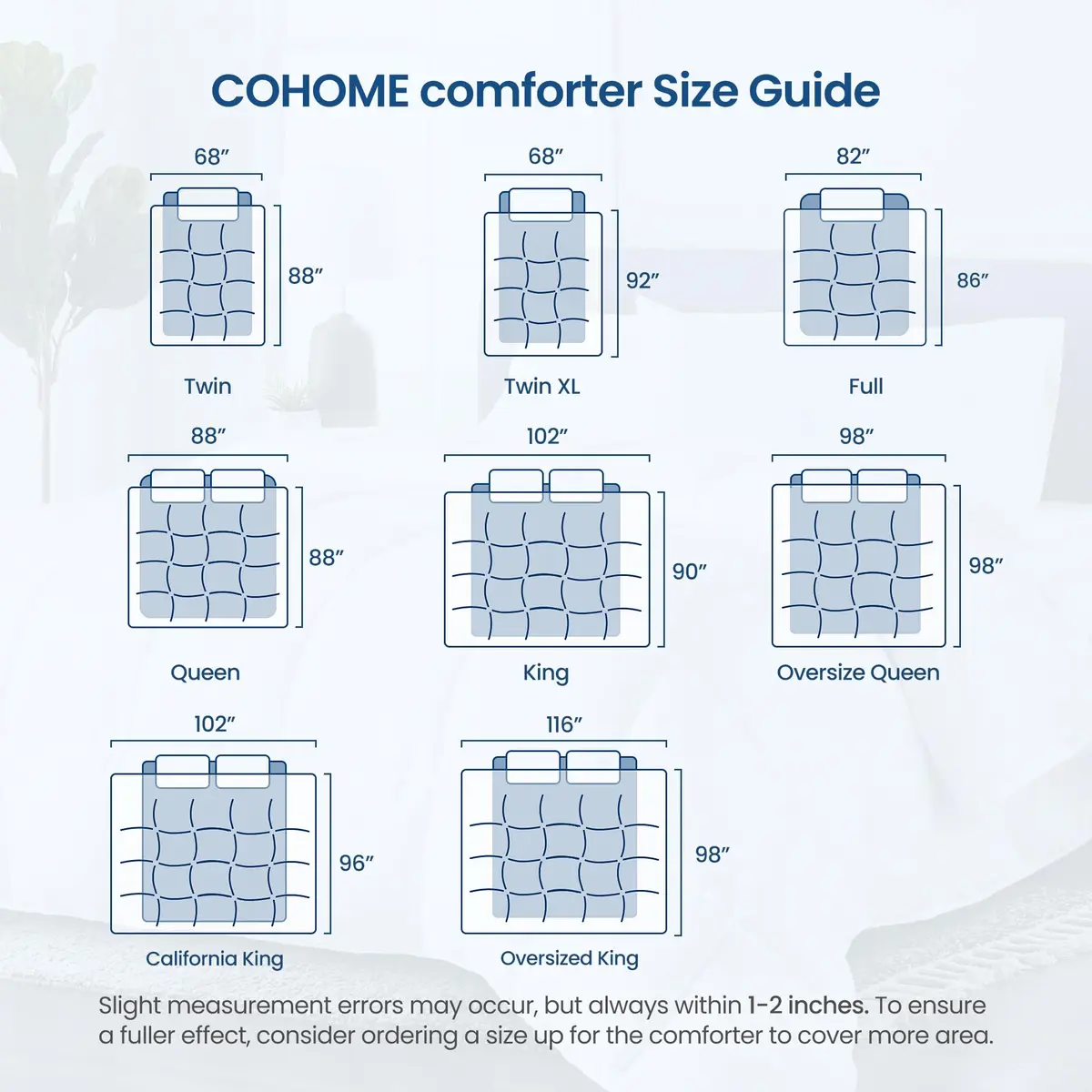 COHOME King Size Down Alternative Comforter - All-Season Duvet Insert | Fluffy & Lightweight - view 7