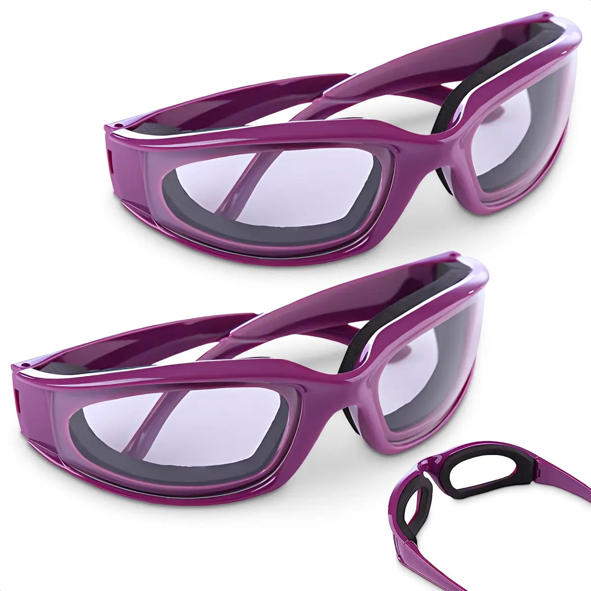 SYAYVO Onion Goggles for Cooking, Tear Free Cutting Glasses 5.6" X 1.7" X 4.8" Inch | Snug Fit for Clear Vision - main product image