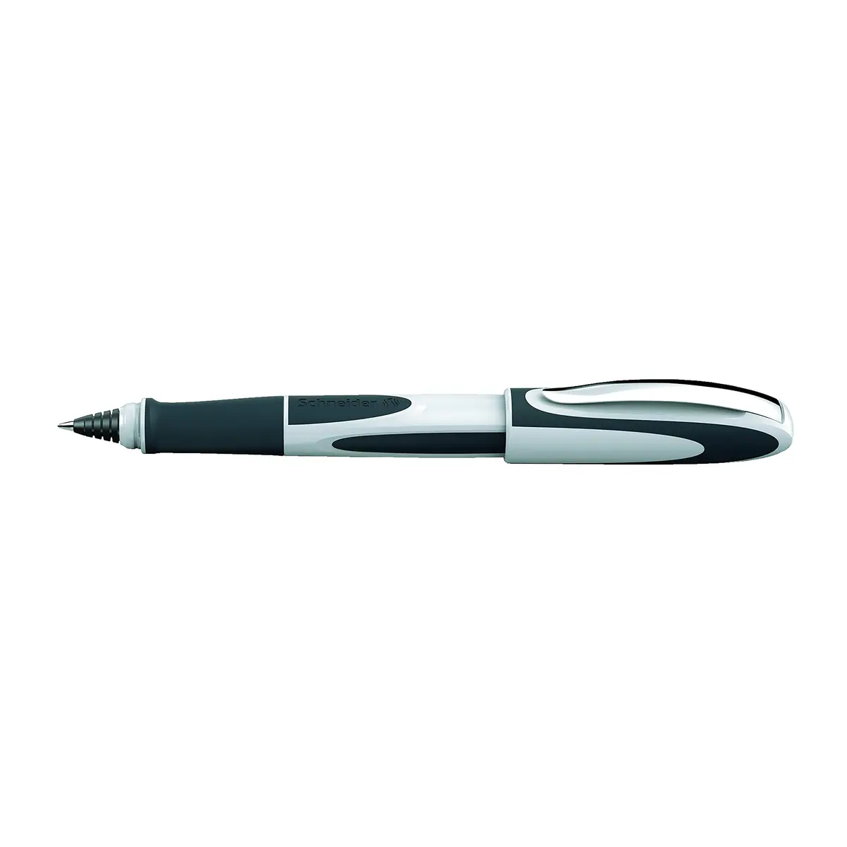 Schneider Ray Cartridge Rollerball Pen M (Medium), White/Dark Gray Barrel, Royal Blue Erasable Ink | 1.0mm Line Width - view 3