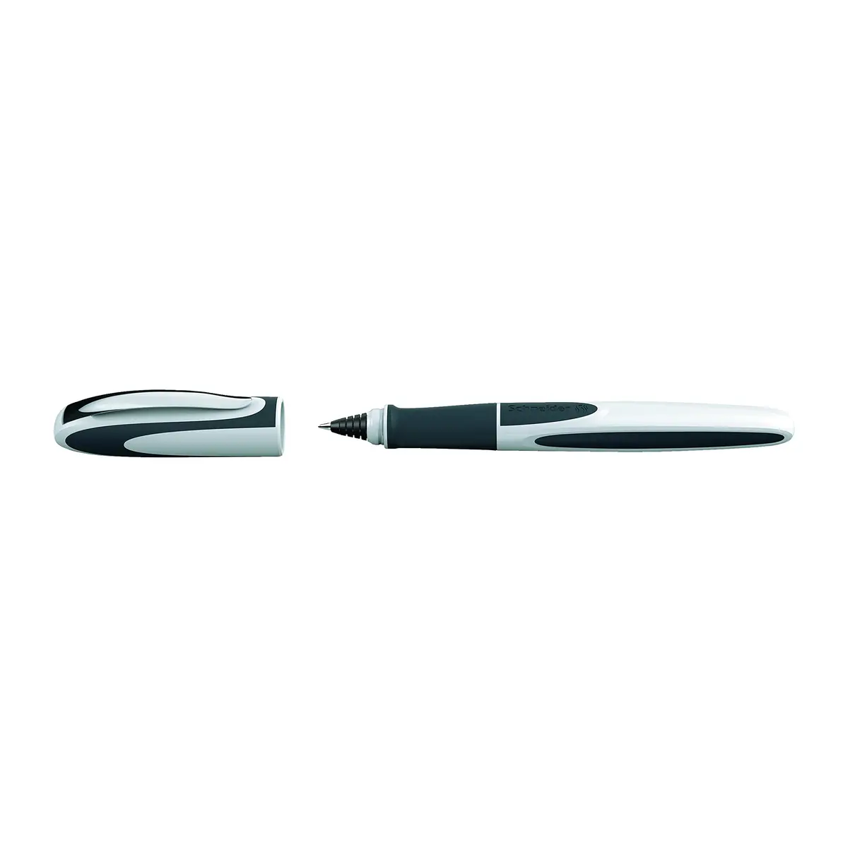 Schneider Ray Cartridge Rollerball Pen M (Medium), White/Dark Gray Barrel, Royal Blue Erasable Ink | 1.0mm Line Width - view 4