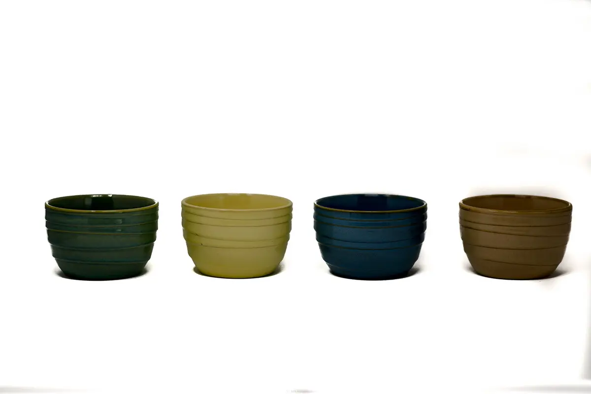 Stoneware Serving Set 5 Pieces | Melamine Dinnerware for All Occasions - view 2
