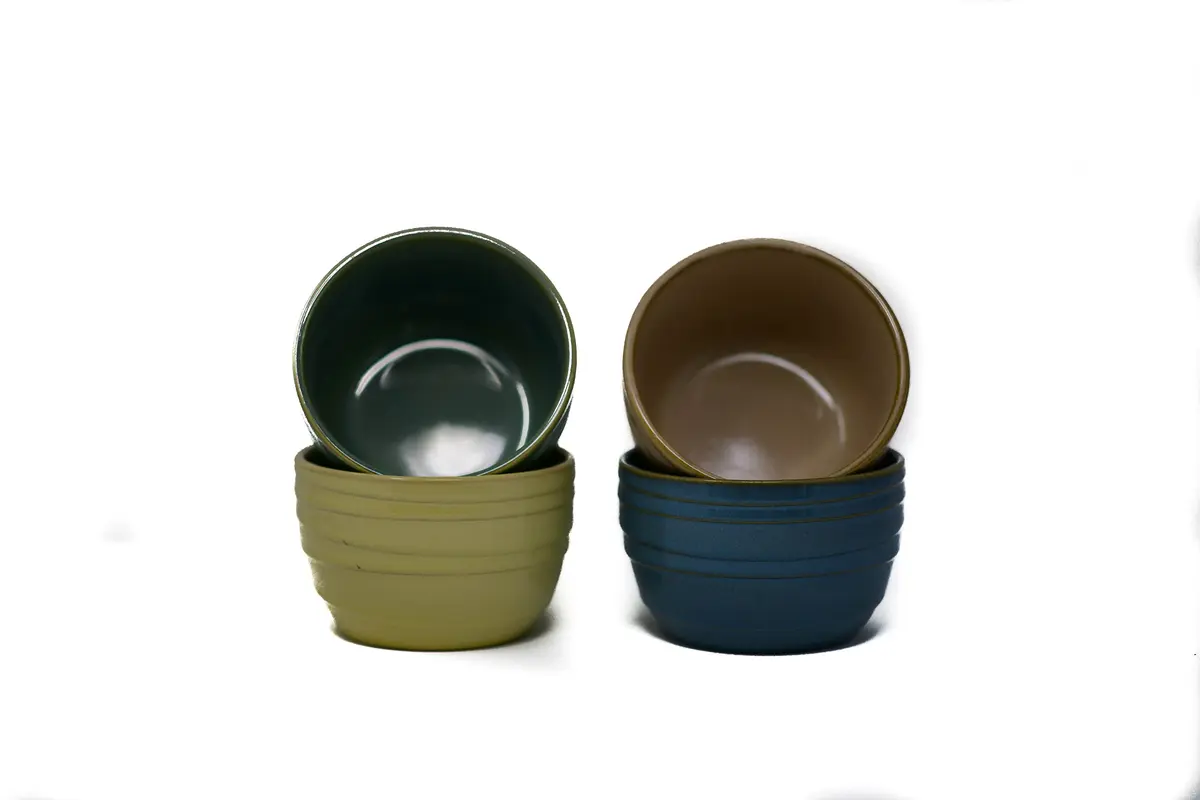Stoneware Serving Set 5 Pieces | Melamine Dinnerware for All Occasions - view 3