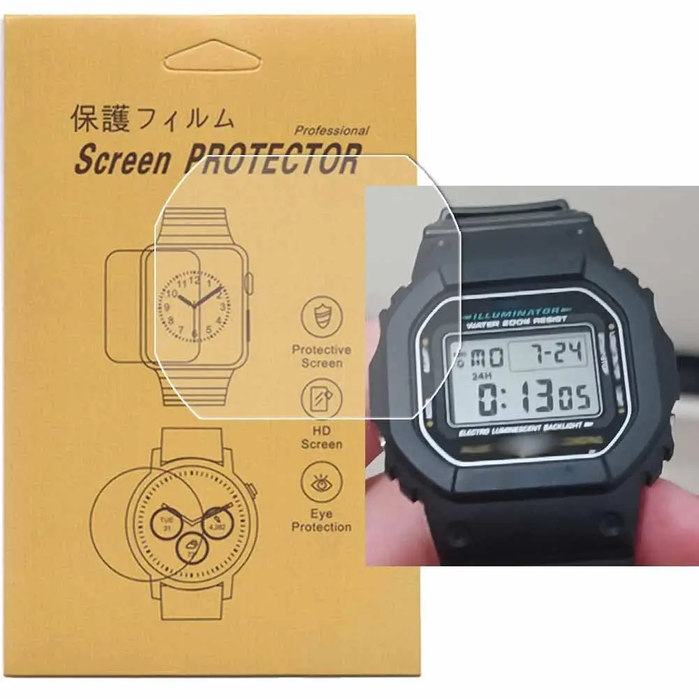 VRWOX 3-Pcs Screen Protector for DW-5600 GW-B5600 | HD Clear Anti-Scratch & Bubble-Free - main product image