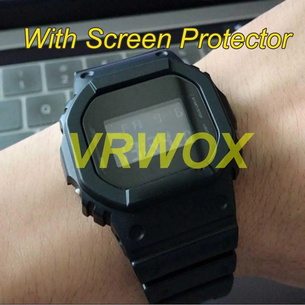 VRWOX 3-Pcs Screen Protector for DW-5600 GW-B5600 | HD Clear Anti-Scratch & Bubble-Free - view 2