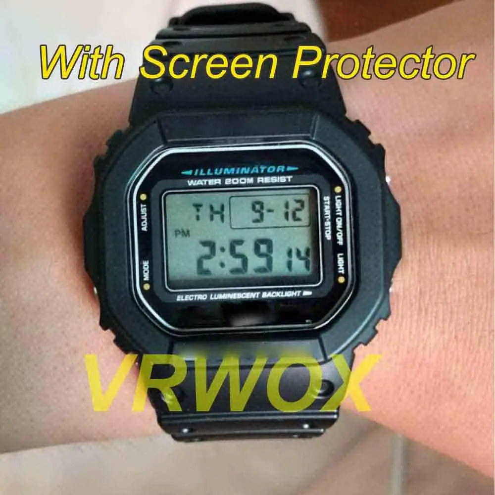 VRWOX 3-Pcs Screen Protector for DW-5600 GW-B5600 | HD Clear Anti-Scratch & Bubble-Free - view 3