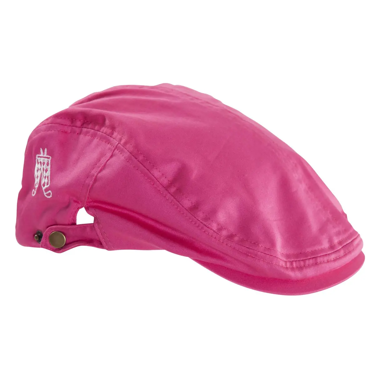 Royal & Awesome Pink Golf Hats Men, Flat Cap Style, Bright Pink, One Size | Adjustable & Breathable Golf Flat Cap - main product image