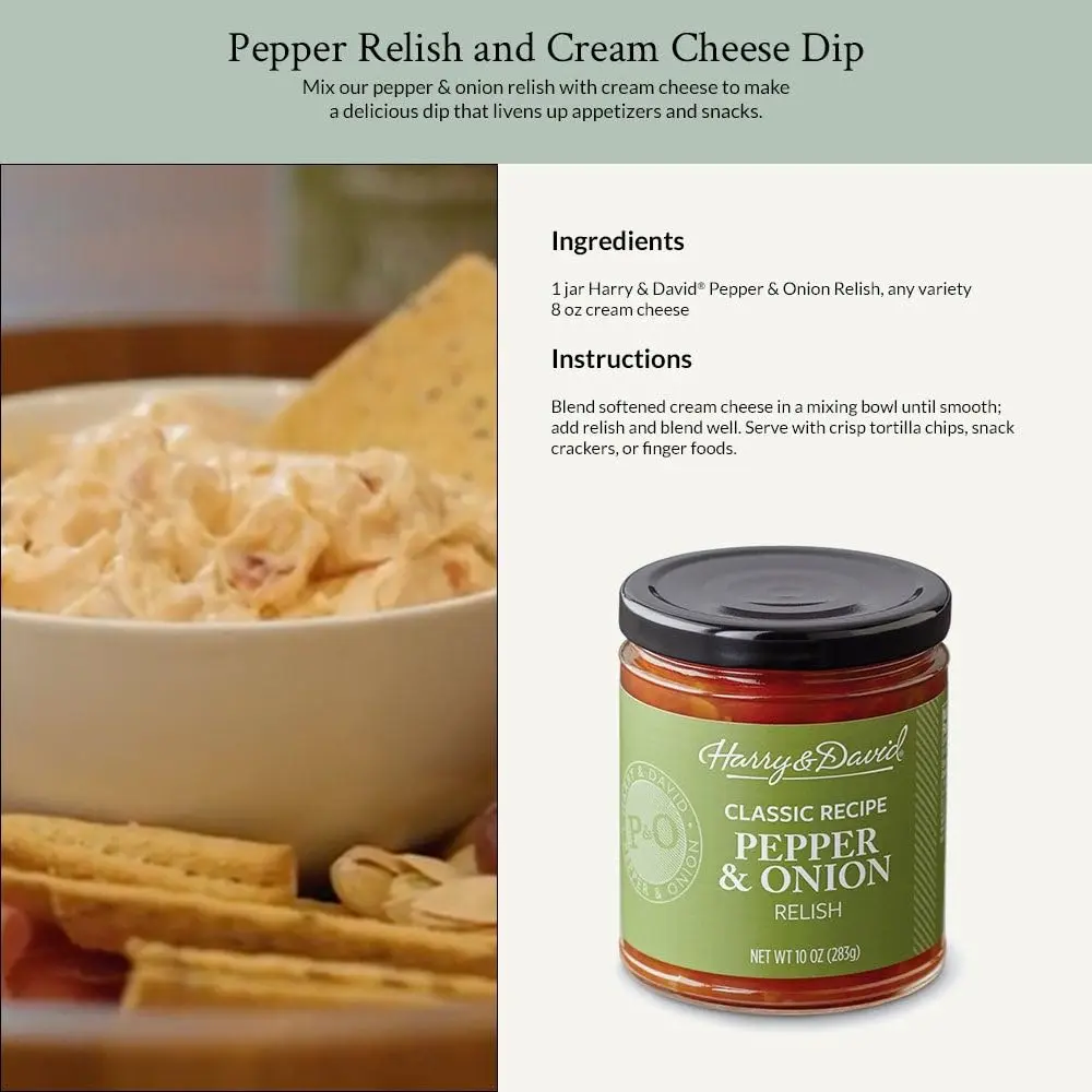 Harry & David Pepper & Onion Relish 10Oz | Sweet & Savory Plant-Based Condiment, 12-Pack - view 6