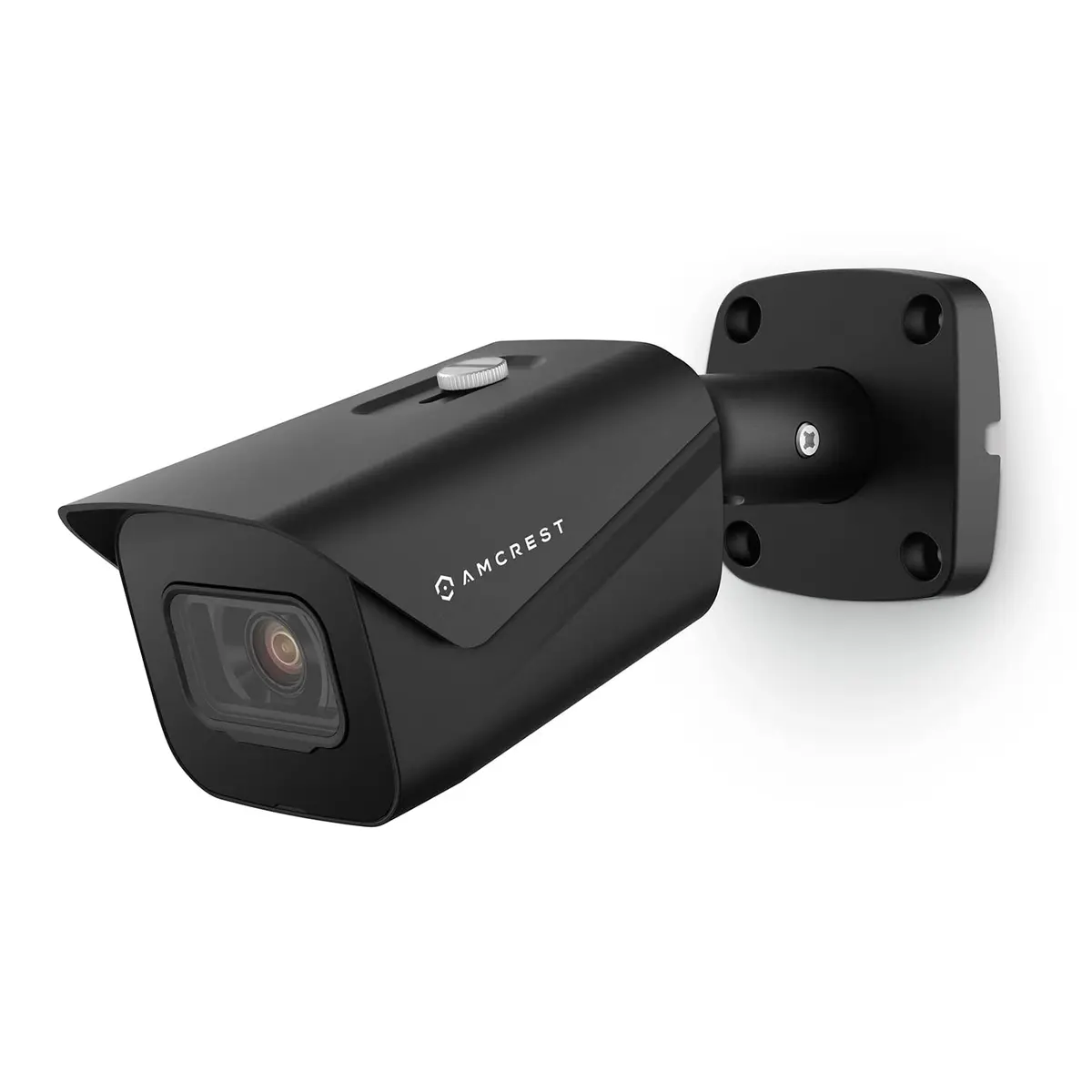 Amcrest UltraHD 4K Outdoor Bullet Security IP POE Camera, 98ft NightVision, 2.8mm Lens, IP67 Weatherproof, 256GB MicroSD Recording, Black (IP8M-2496EB-V2) - main product image