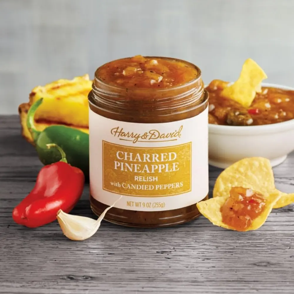 Harry & David Charred Pineapple Relish 9Oz | Plant Based Gourmet Condiment for Grilling & Gifts - view 2