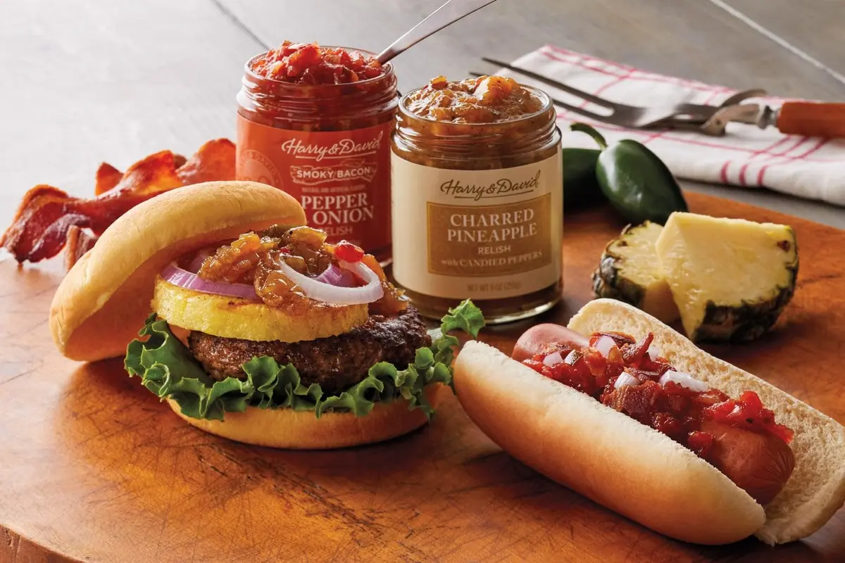 Harry & David Charred Pineapple Relish 9Oz | Plant Based Gourmet Condiment for Grilling & Gifts - view 3