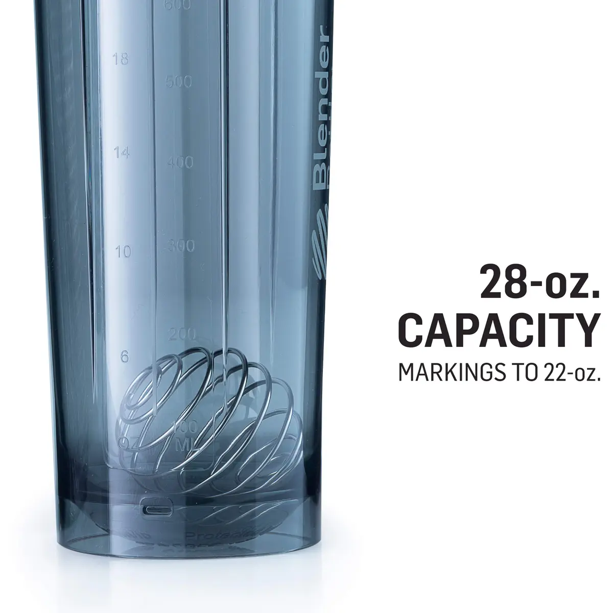 BlenderBottle ProSeries Tritan Shaker Bottle 28 oz (794 ml) Black | Leak-Proof Mixing for Protein Shakes & Smoothies - view 2