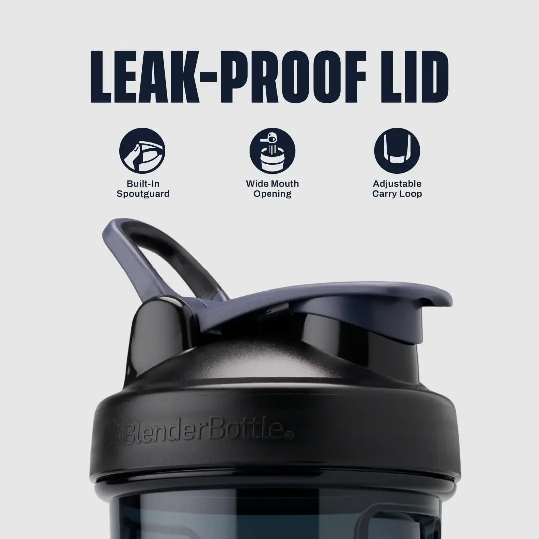BlenderBottle ProSeries Tritan Shaker Bottle 28 oz (794 ml) Black | Leak-Proof Mixing for Protein Shakes & Smoothies - view 3